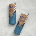 personalized new york knicks chevron stripes blue skinny tumbler best selling 1.webp