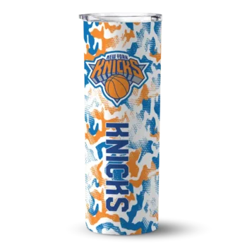 personalized new york knicks claw marks blue white skinny tumbler best selling 1.webp