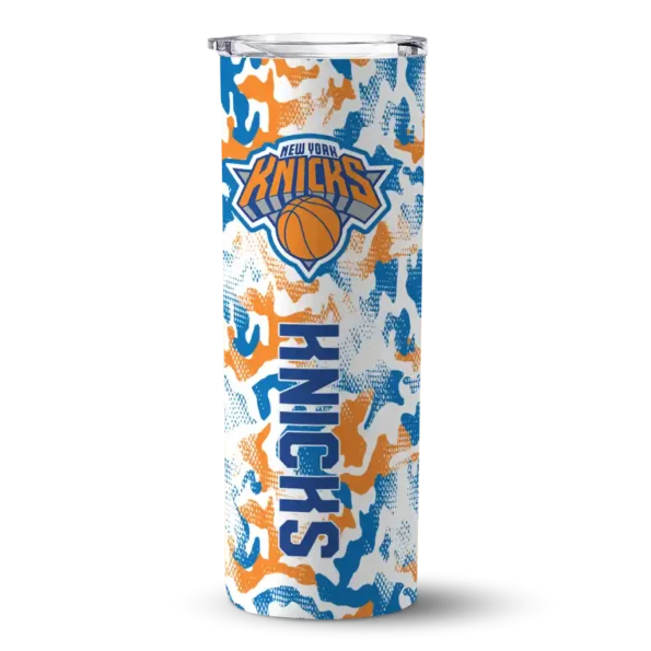 personalized new york knicks claw marks blue white skinny tumbler best selling 1.webp