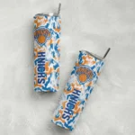 personalized new york knicks claw marks blue white skinny tumbler best selling 1.webp