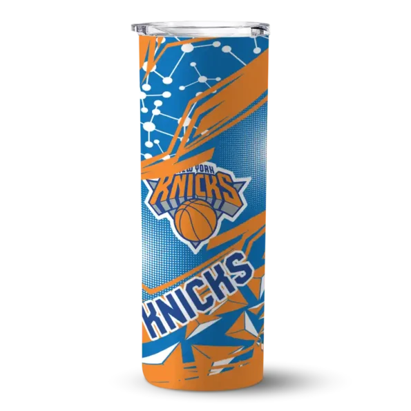 personalized new york knicks helmet clash blue skinny tumbler best selling 1.webp