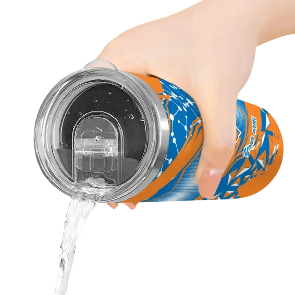 personalized new york knicks helmet clash blue skinny tumbler latest model.webp