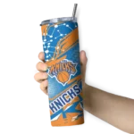 personalized new york knicks helmet clash blue skinny tumbler best selling 1.webp