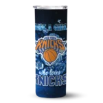 personalized new york knicks rose romance blue black skinny tumbler best selling 1.webp