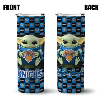 personalized new york knicks yoda cozy blue black skinny tumbler fashion forward.webp