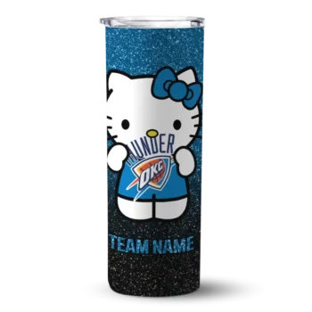 personalized oklahoma city thunder hello kitty blue black skinny tumbler best selling 1.webp