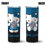 personalized oklahoma city thunder hello kitty blue black skinny tumbler best selling 1.webp