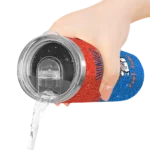 personalized oklahoma city thunder snoopy attitude blue skinny tumbler best selling 1.webp