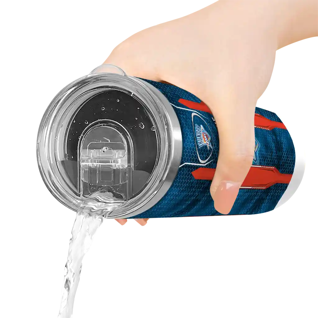 personalized oklahoma city thunder stacked diamond blue skinny tumbler latest model.webp personalized oklahoma city thunder stacked diamond blue skinny tumbler latest model.webp