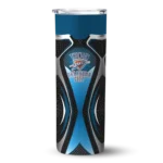 personalized oklahoma city thunder superman emblem blue black skinny tumbler best selling 1.webp