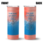 personalized oklahoma city thunder swirl texture blue skinny tumbler best selling 1.webp