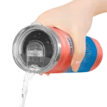 personalized oklahoma city thunder swirl texture blue skinny tumbler best selling 1.webp
