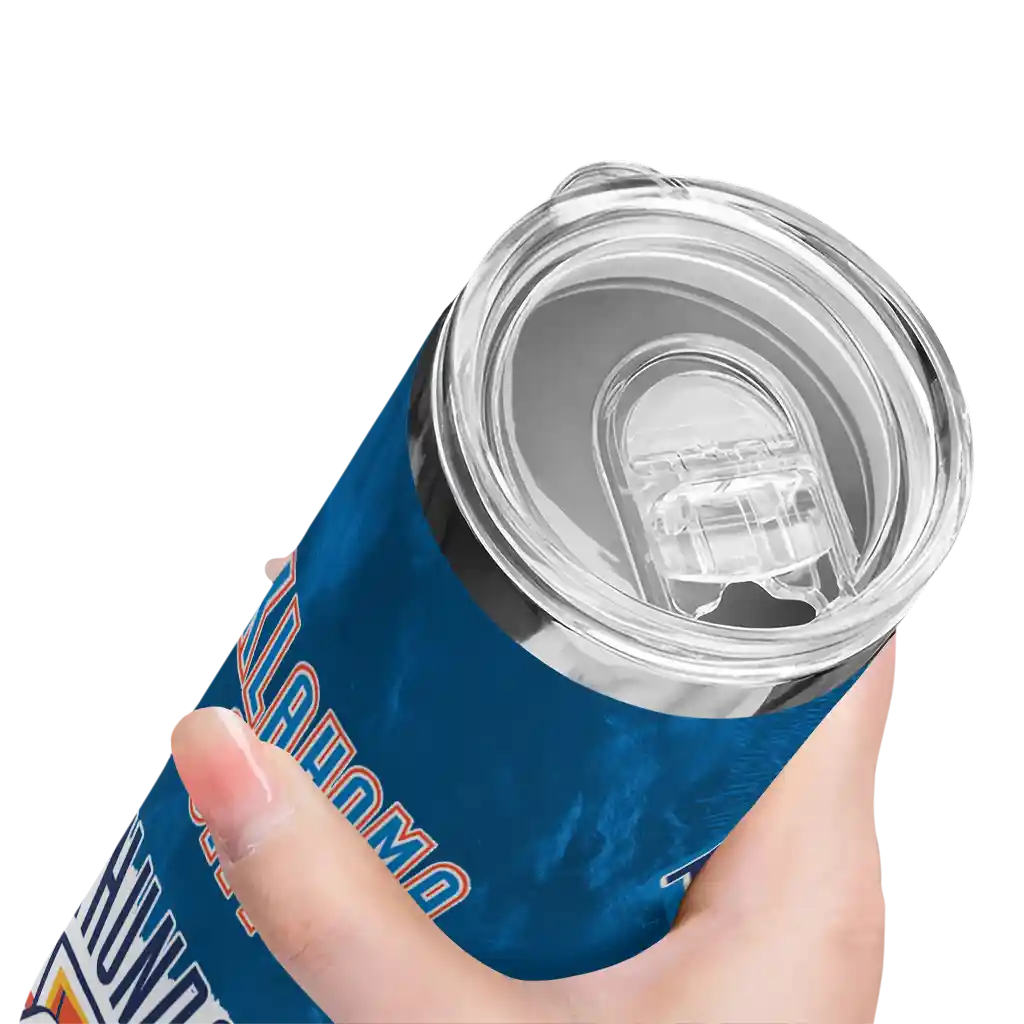 personalized oklahoma city thunder torn band blue white skinny tumbler high quality.webp personalized oklahoma city thunder torn band blue white skinny tumbler high quality.webp