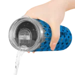 personalized orlando magic camo streak blue skinny tumbler best selling 1.webp