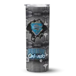 personalized orlando magic chevron v blue gray skinny tumbler best selling 1.webp