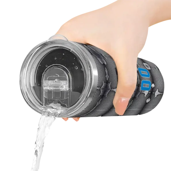 personalized orlando magic chevron v blue gray skinny tumbler latest model.webp