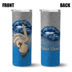 personalized orlando magic sparkle lips blue skinny tumbler best selling 1.webp