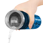 personalized orlando magic spiral burst print blue skinny tumbler best selling 1.webp