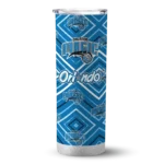 personalized orlando magic zipper leopard blue skinny tumbler best selling 1.webp