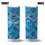 personalized orlando magic zipper leopard blue skinny tumbler best selling 1.webp