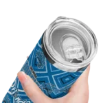 personalized orlando magic zipper leopard blue skinny tumbler best selling 1.webp
