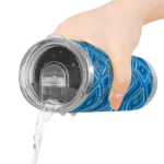 personalized orlando magic zipper leopard blue skinny tumbler best selling 1.webp