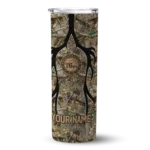 personalized philadelphia 76ers antler flow camo skinny tumbler best selling.webp