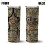 personalized philadelphia 76ers antler flow camo skinny tumbler best selling 1.webp