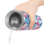 personalized philadelphia 76ers claw marks blue white skinny tumbler best selling 1.webp
