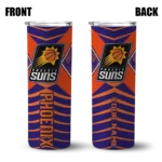personalized phoenix suns camo texture purple skinny tumbler best selling 1 2.webp