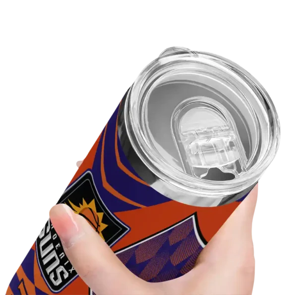 personalized phoenix suns camo texture purple skinny tumbler high quality.webp