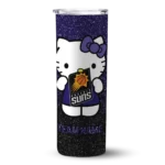 personalized phoenix suns hello kitty purple black skinny tumbler best selling 1.webp