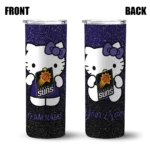 personalized phoenix suns hello kitty purple black skinny tumbler best selling 1.webp