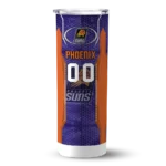 personalized phoenix suns stacked diamond purple skinny tumbler best selling 1.webp