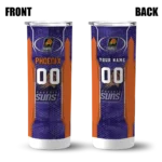personalized phoenix suns stacked diamond purple skinny tumbler best selling 1.webp