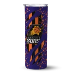 personalized phoenix suns star pop purple black skinny tumbler best selling 1.webp