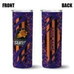 personalized phoenix suns star pop purple black skinny tumbler best selling 1.webp