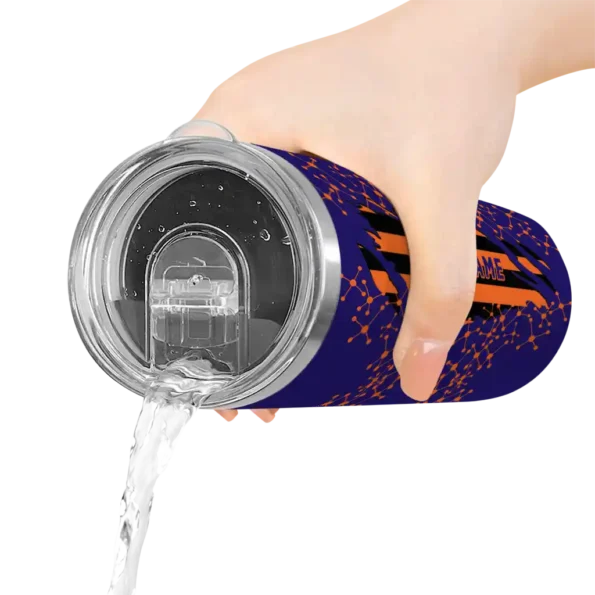 personalized phoenix suns star pop purple black skinny tumbler latest model.webp