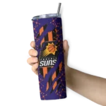 personalized phoenix suns star pop purple black skinny tumbler best selling 1.webp