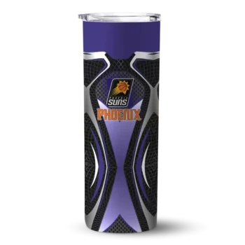 personalized phoenix suns superman emblem purple black skinny tumbler best selling 1.webp