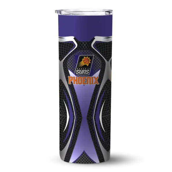 personalized phoenix suns superman emblem purple black skinny tumbler best selling 1.webp