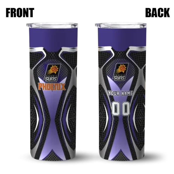 personalized phoenix suns superman emblem purple black skinny tumbler fashion forward.webp