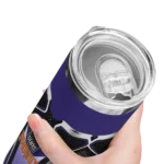 personalized phoenix suns superman emblem purple black skinny tumbler best selling 1.webp