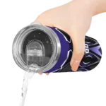 personalized phoenix suns superman emblem purple black skinny tumbler best selling 1.webp