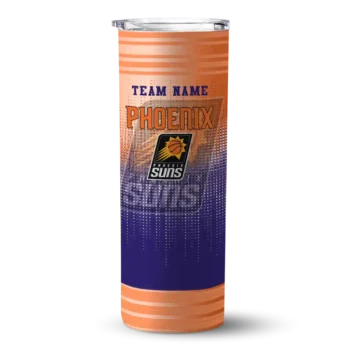 personalized phoenix suns swirl texture purple skinny tumbler best selling 1.webp