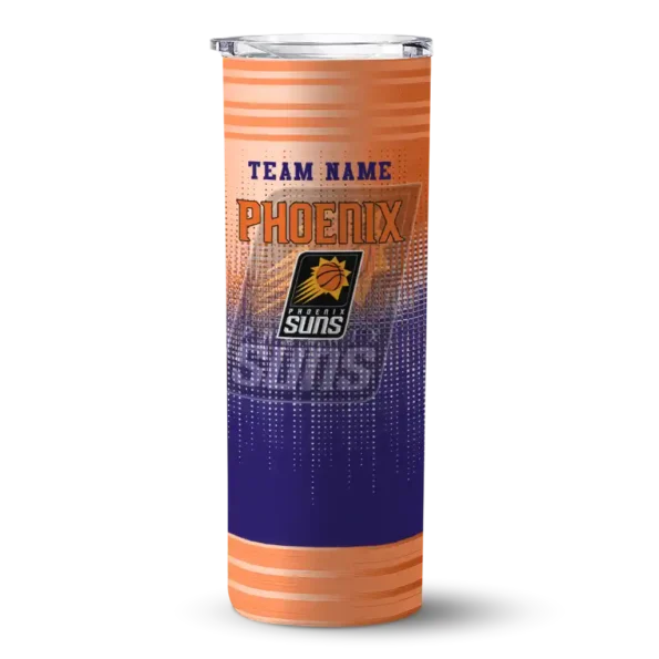 personalized phoenix suns swirl texture purple skinny tumbler best selling 1.webp