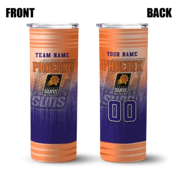 personalized phoenix suns swirl texture purple skinny tumbler fashion forward.webp