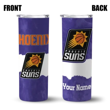 personalized phoenix suns torn band purple white skinny tumbler fashion forward.webp