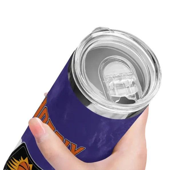 personalized phoenix suns torn band purple white skinny tumbler high quality.webp