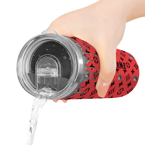 personalized portland trail blazers camo streak red skinny tumbler latest model.webp